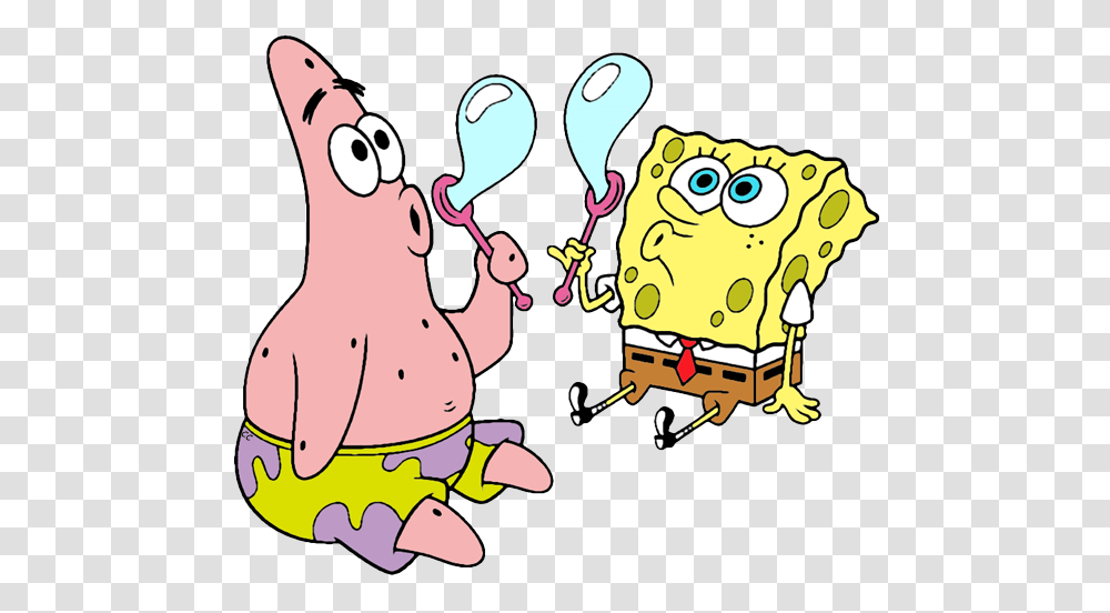 Spongebob Patrick And Squidward Spongebob Squarepants And Patrick Star, Text, Ball, Art Transparent Png