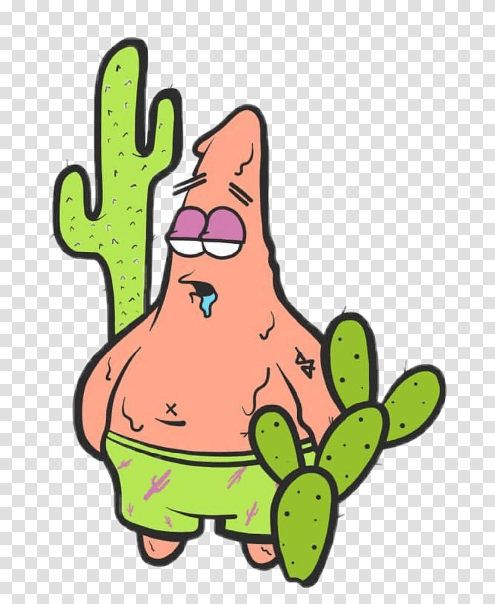 Spongebob Patrick Star Patrickstar Cactus Patrick Star Cactus Transparent Png
