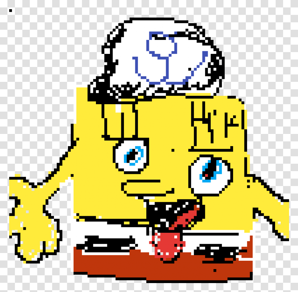 Spongebob Pixel Art, Pac Man, Car, Vehicle Transparent Png