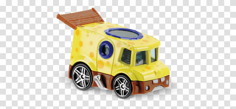 Spongebob's Car Spongebob Hot Wheel Car, Vehicle, Transportation, Toy, Caravan Transparent Png