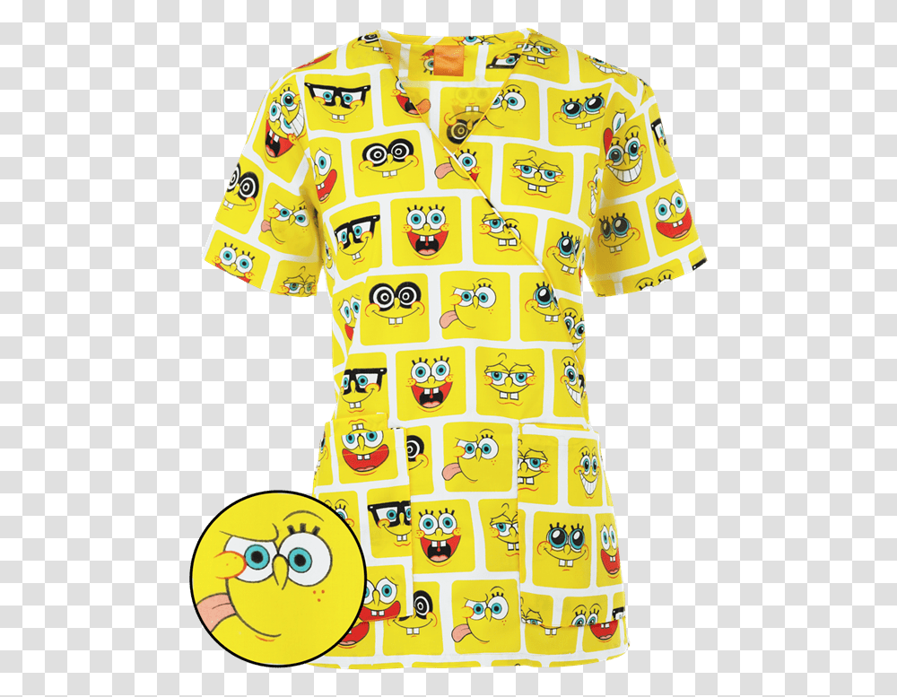 Spongebob Scrubs, Apparel, Shirt, Pajamas Transparent Png