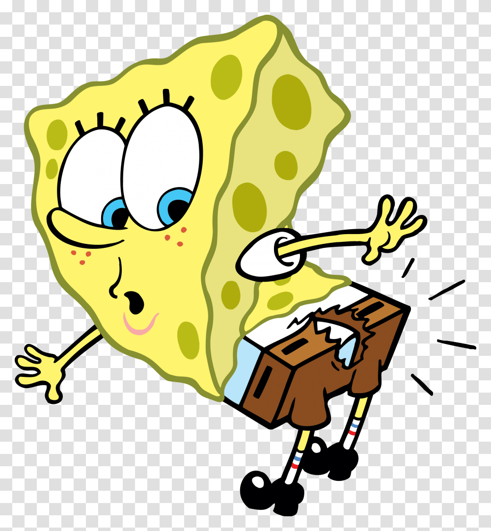 Spongebob Spongebob Squarepants, Food, Lunch, Meal, Bread Transparent Png