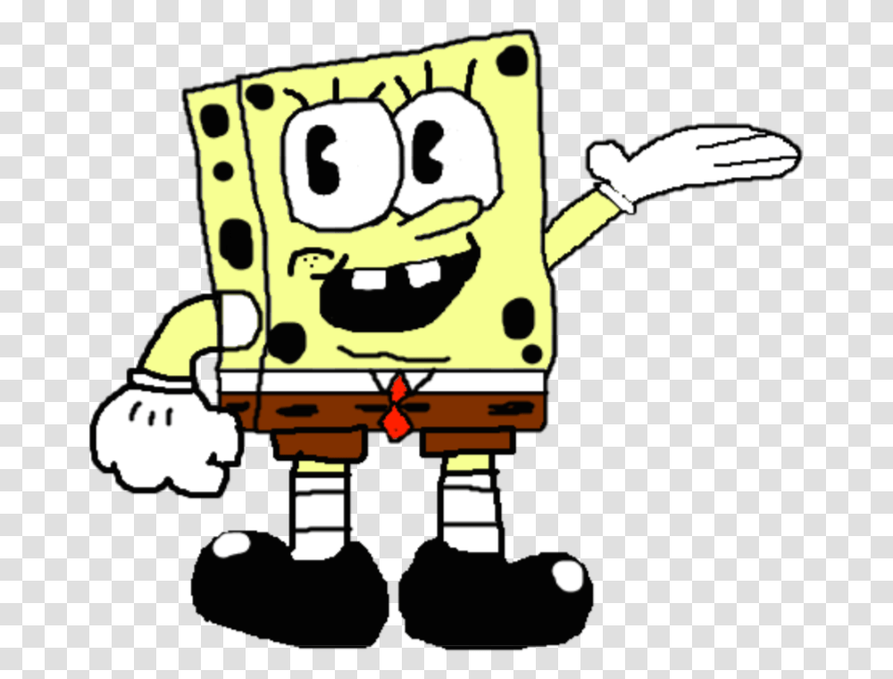 Spongebob Squarepants By Spongecat1 Cuphead Style, Robot, Scientist Transparent Png