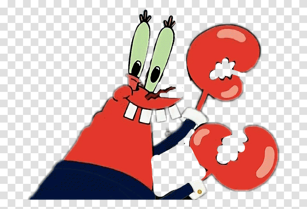 Spongebob Squarepants Clipart Download Mr Krabs Meme, Person, Human, Hand Transparent Png
