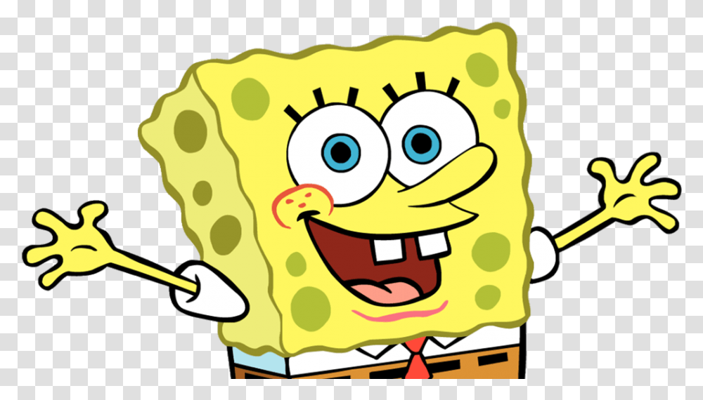Spongebob Squarepants Clipart Spongebob With Background, Pillow, Cushion, Bird, Label Transparent Png