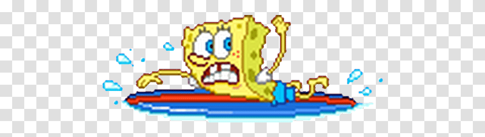 Spongebob Squarepants Emoticons Sticker Gif Clip Art, Super Mario, Pac Man, Text, Toy Transparent Png