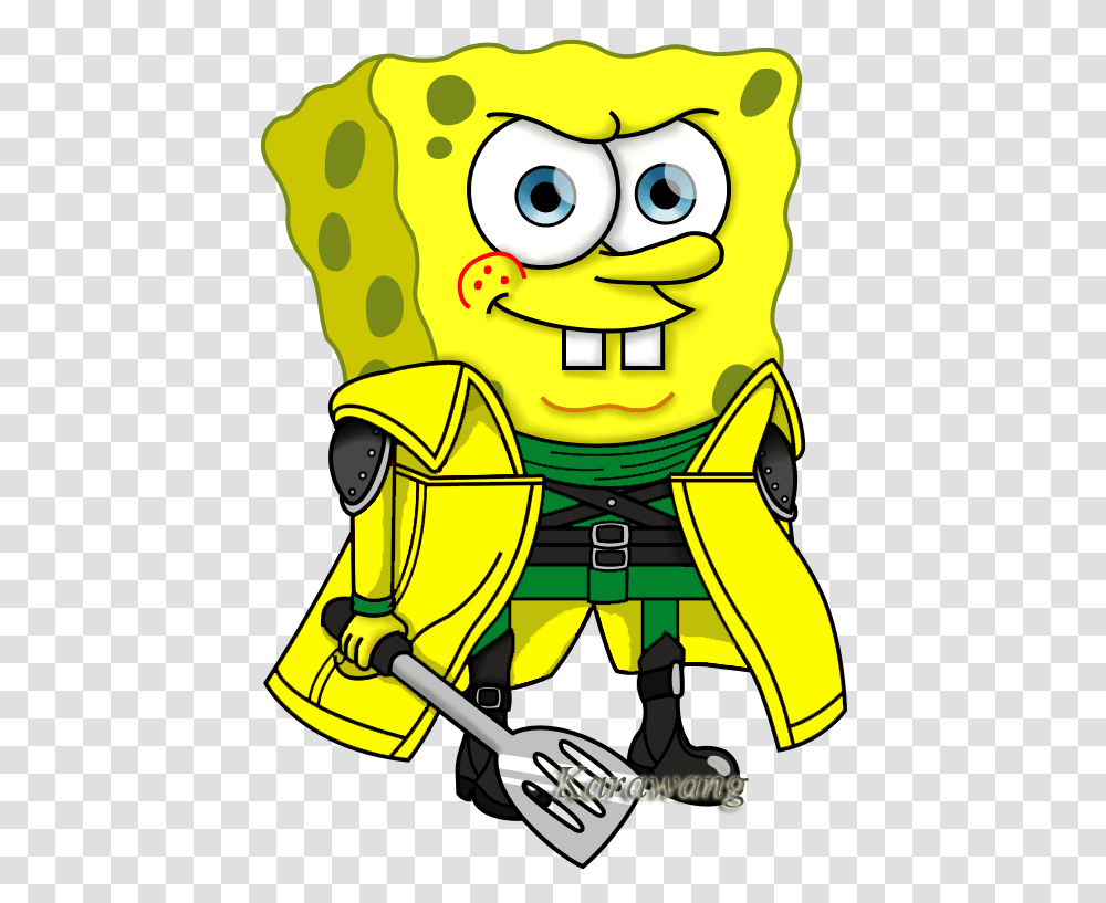 Spongebob Squarepants Keren, Plant, Face, Fireman, Ninja Transparent Png