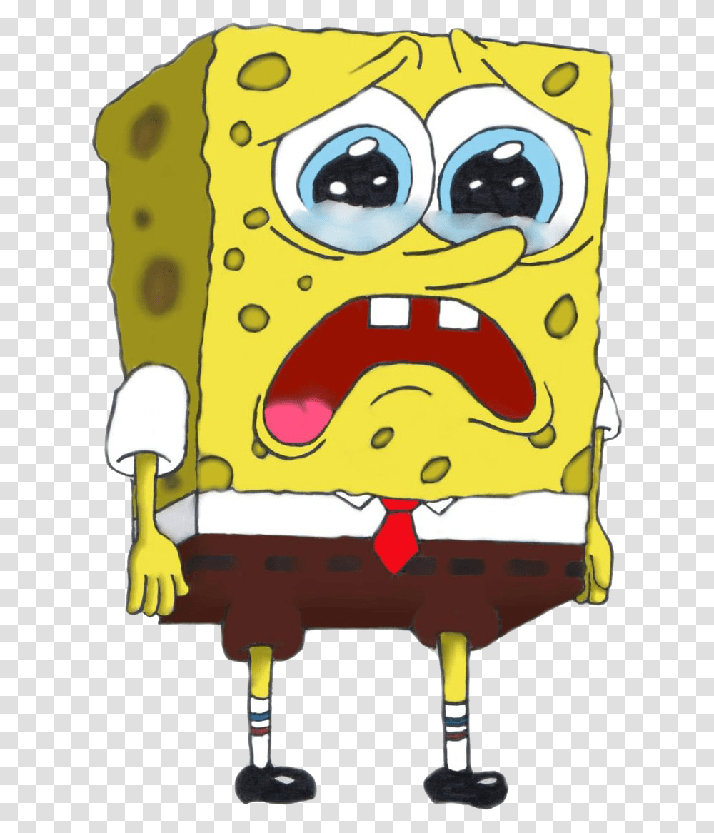 Spongebob Squarepants Saddest Spongebob, Pillow, Cushion, Outdoors, Scroll Transparent Png
