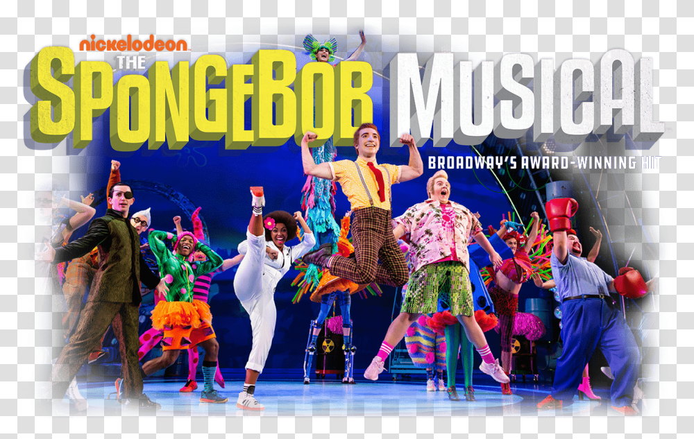 Spongebob Squarepants Spongebob Musical Cast, Stage, Dance Pose, Leisure Activities, Person Transparent Png