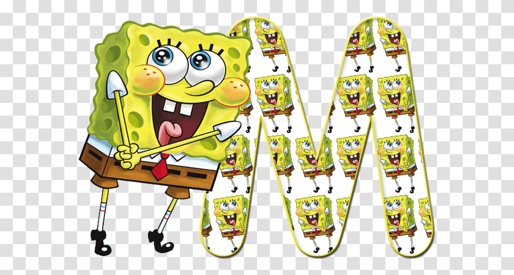 Spongebob With Letter D, Leisure Activities, Toy, Outdoors, Interior Design Transparent Png