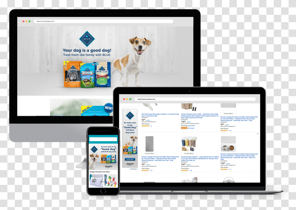 Sponsored Display Ads Amazon, Mobile Phone, Electronics, Tablet Computer, Dog Transparent Png