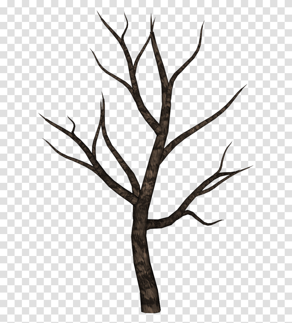 Spooky By Ecathe Art Creepy Tree Drawing Easy, Plant, Silhouette, Tree Trunk Transparent Png