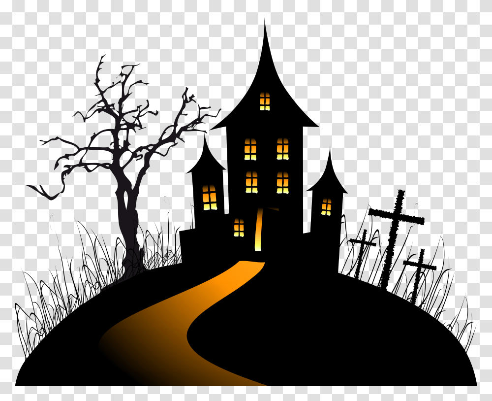 Spooky Castle Clipart 23 Photos, Light, Plant Transparent Png