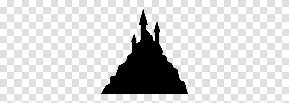 Spooky Castle Silhouette Clip Art, Gray, World Of Warcraft Transparent Png