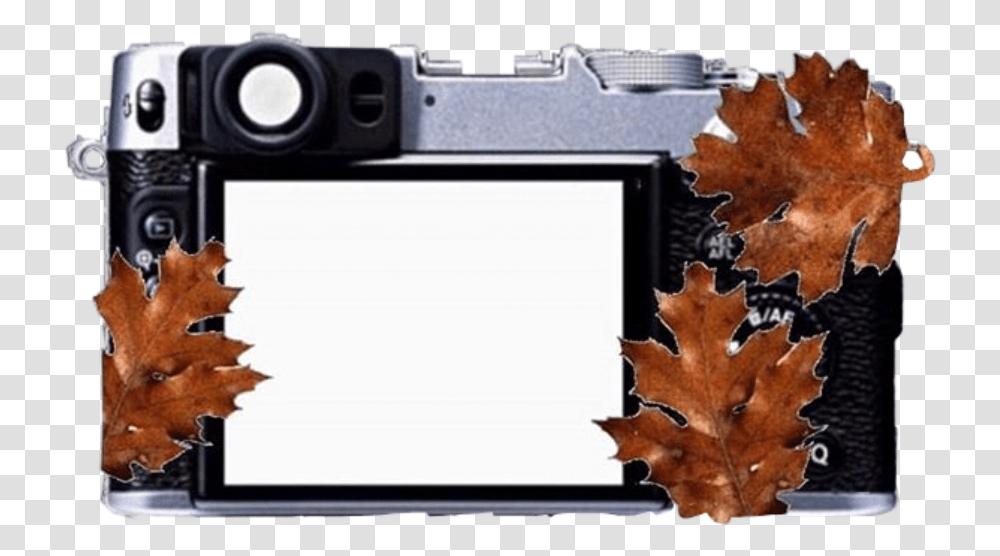 Spooky Fall Fallaesthetic Autumn Overlay Fujifilm, Leaf, Plant, Camera, Electronics Transparent Png