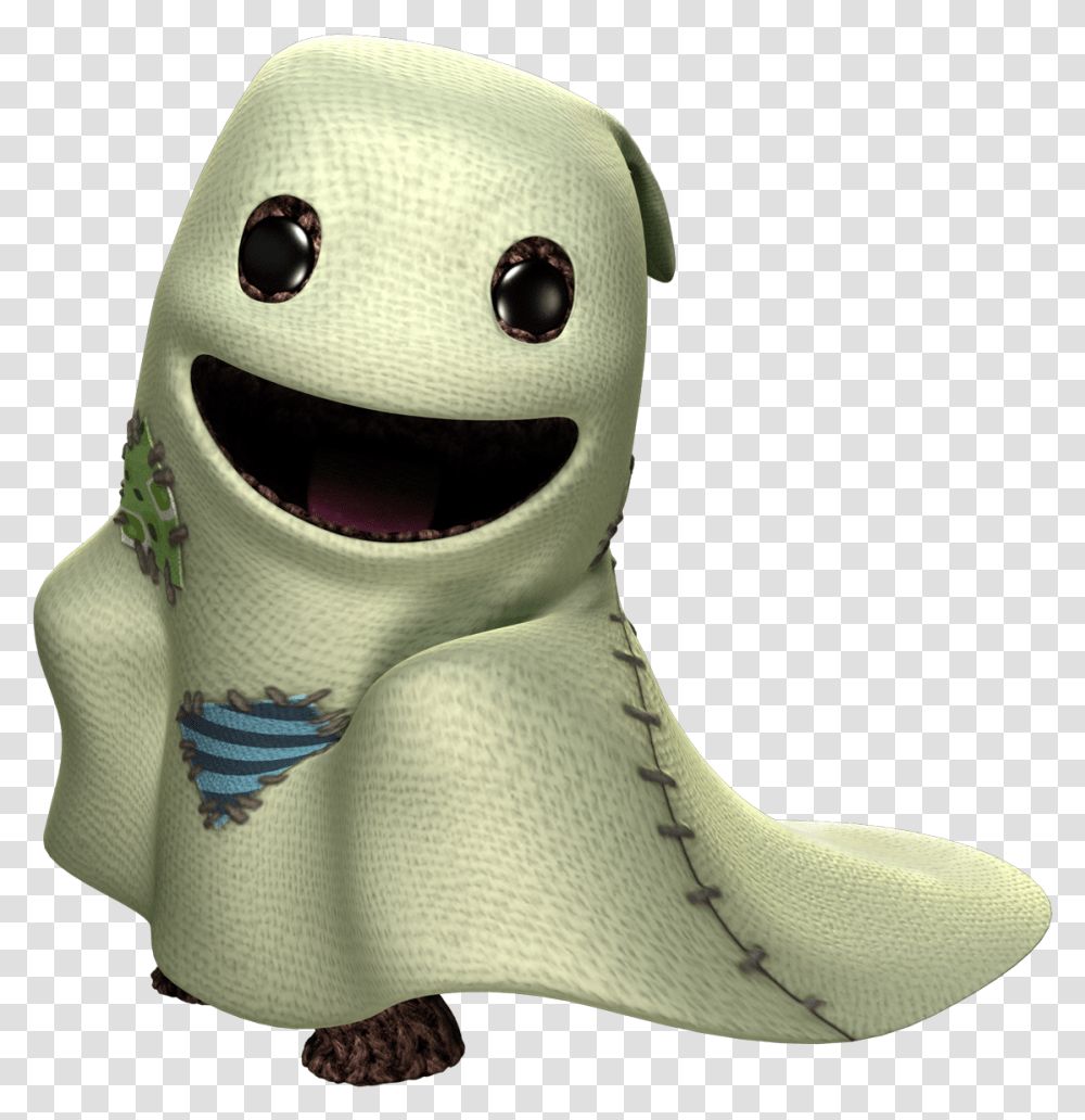 Spooky Ghost Little Big Planet Halloween, Apparel, Toy, Footwear Transparent Png