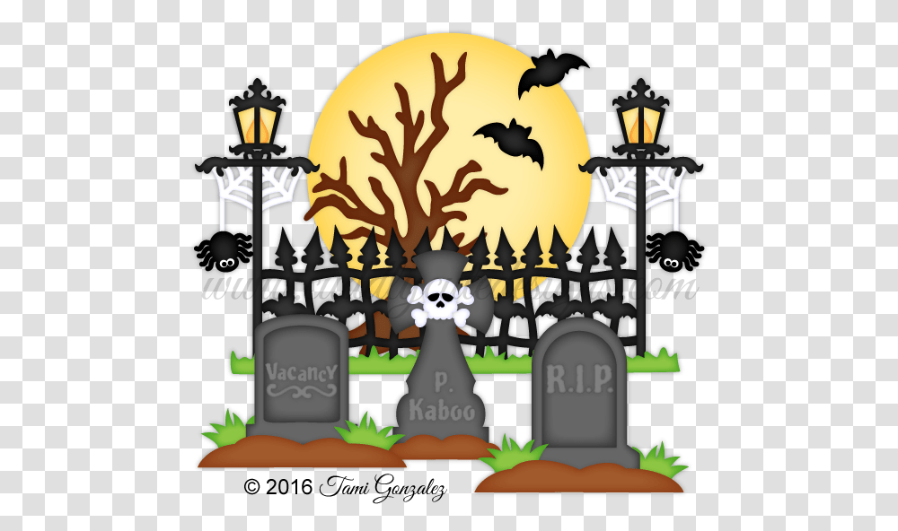Spooky Graveyard Halloween Graveyard Clipart, Building, Architecture, Mansion, House Transparent Png