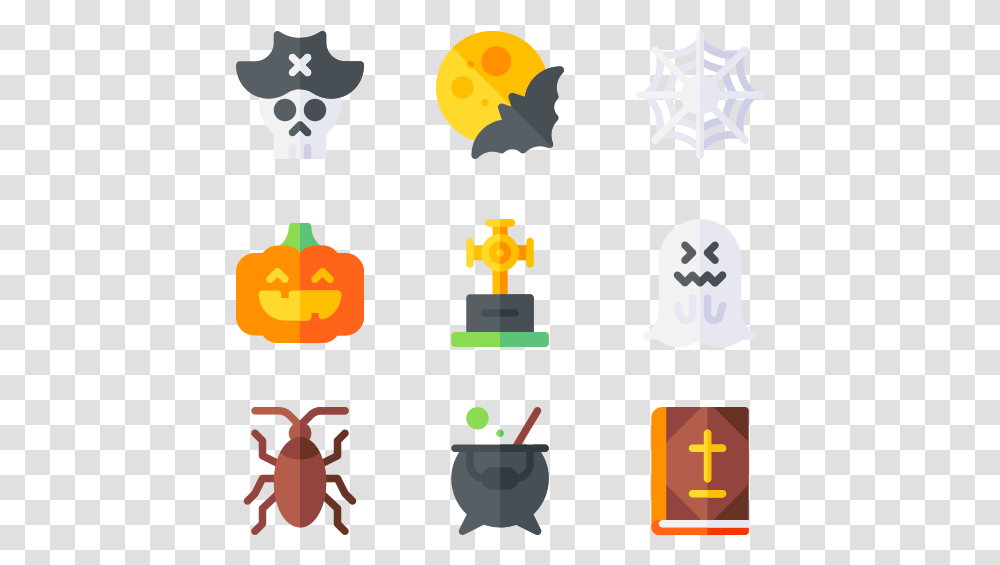 Spooky Icons, Poster, Advertisement Transparent Png
