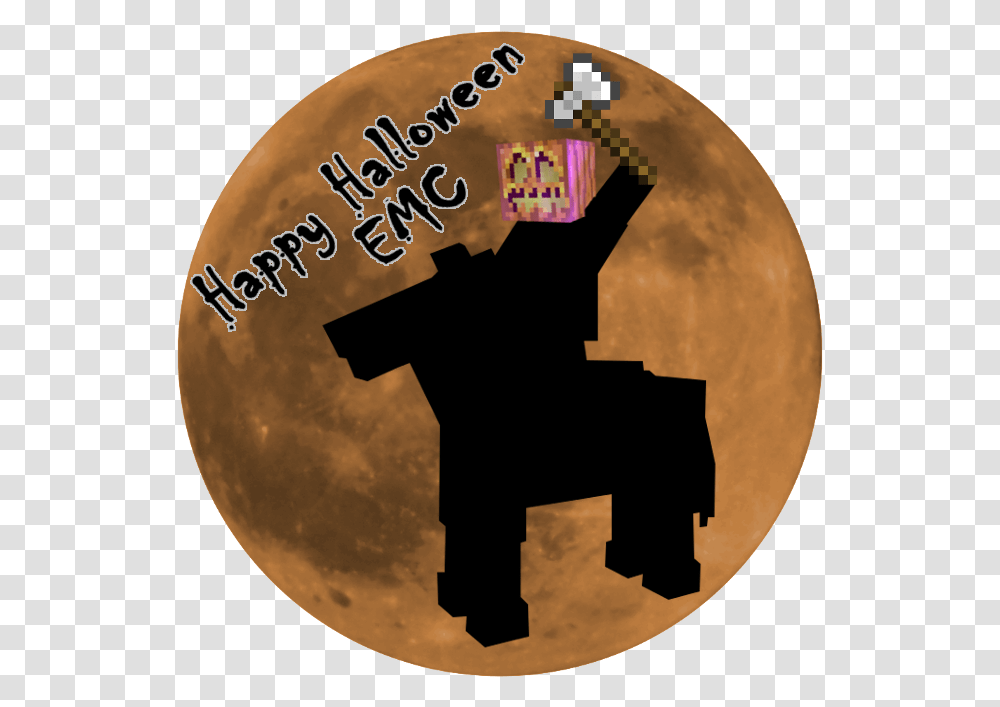 Spooky Moon Happy Halloween Emc Minecraft Beta Circle, Person, Outdoors, Nature, Sport Transparent Png