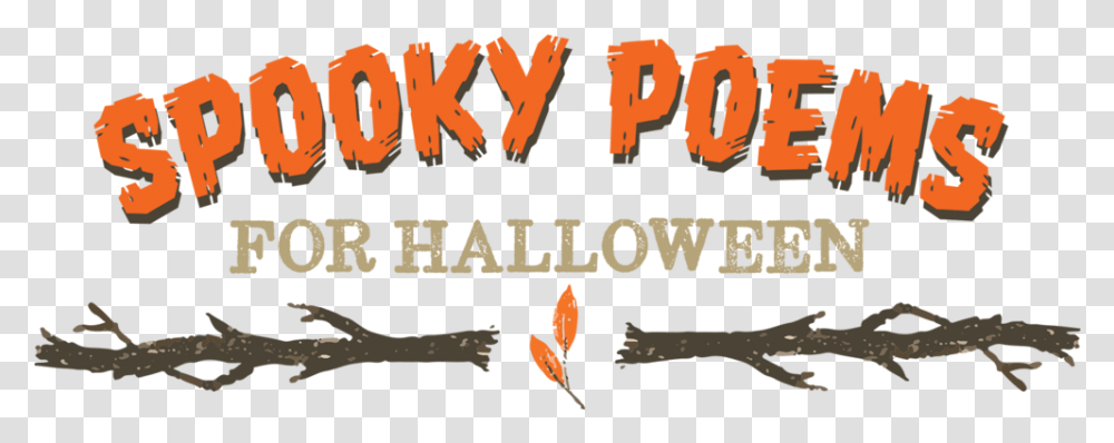Spooky Poems For Halloween - Austin Hudson Poster, Text, Alphabet, Word, Number Transparent Png