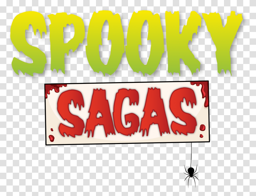 Spooky Sagas Young Writers Spooky Sagas, Word, Alphabet, Label Transparent Png