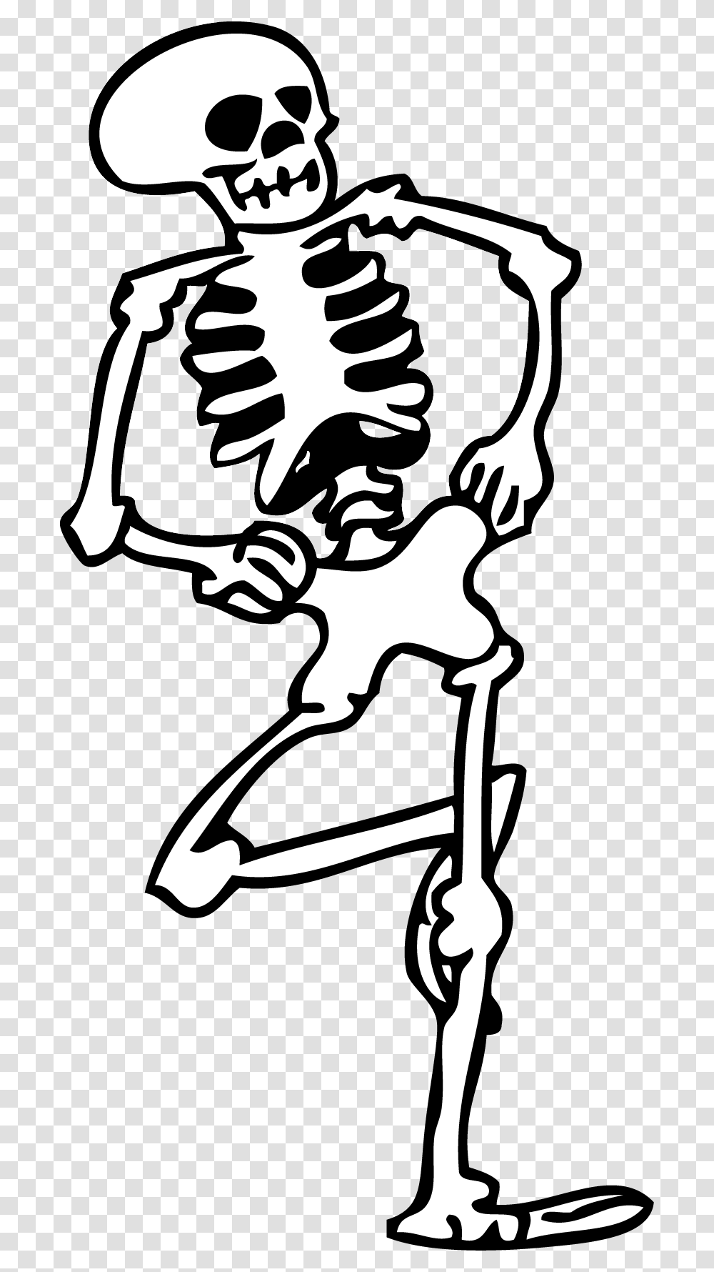 Spooky Scary Skeleton White Spooky Scary Skeletons, Stencil, Silhouette, Hand, Performer Transparent Png