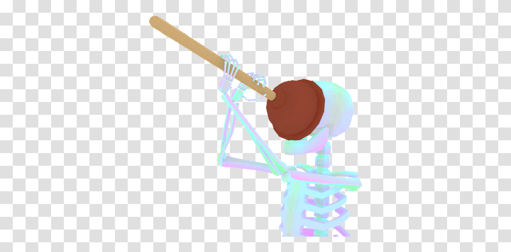 Spooky Skeleton Gif Spooky Skeleton Plunger Discover & Share Gifs Coil Spring, Leisure Activities Transparent Png