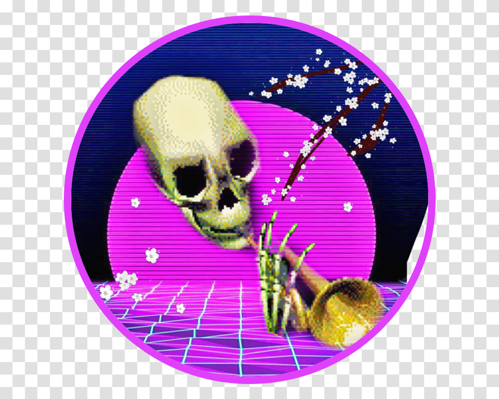 Spooky Skeleton Halloween Doot Sticker By Necar, Sphere, Purple Transparent Png