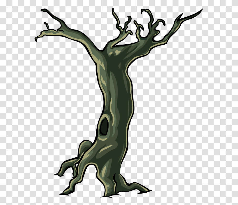 Spooky Tree Clip Art, Plant, Tree Trunk, Giraffe, Animal Transparent Png
