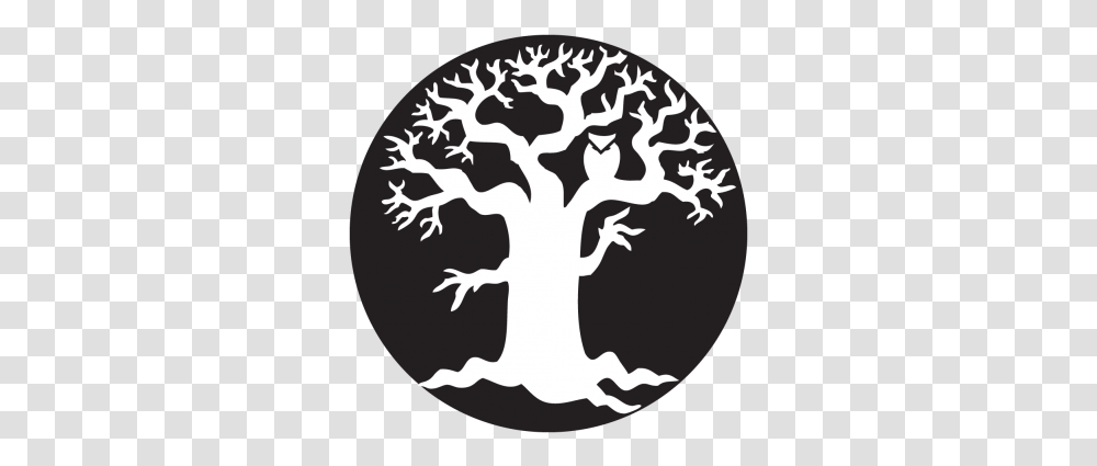 Spooky Tree Projected Image Made Usa Logo, Stencil, Rug, Plant Transparent Png