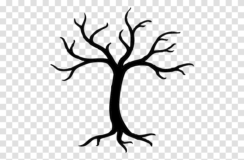 Spooky Tree Rescue Rue Props, Stencil, Plant, Silhouette, Antelope Transparent Png