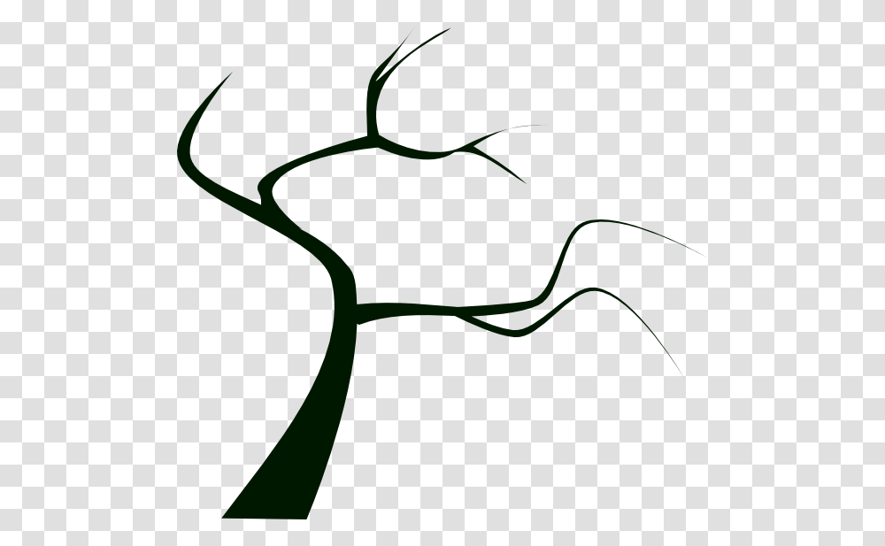Spooky Tree Tree Silhouette, Stencil Transparent Png