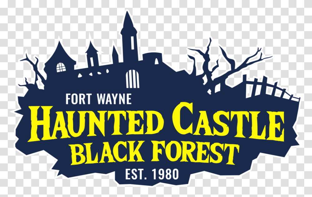 Spookyforest Download Fort Wayne Indiana Haunted House, Crowd, Outdoors Transparent Png