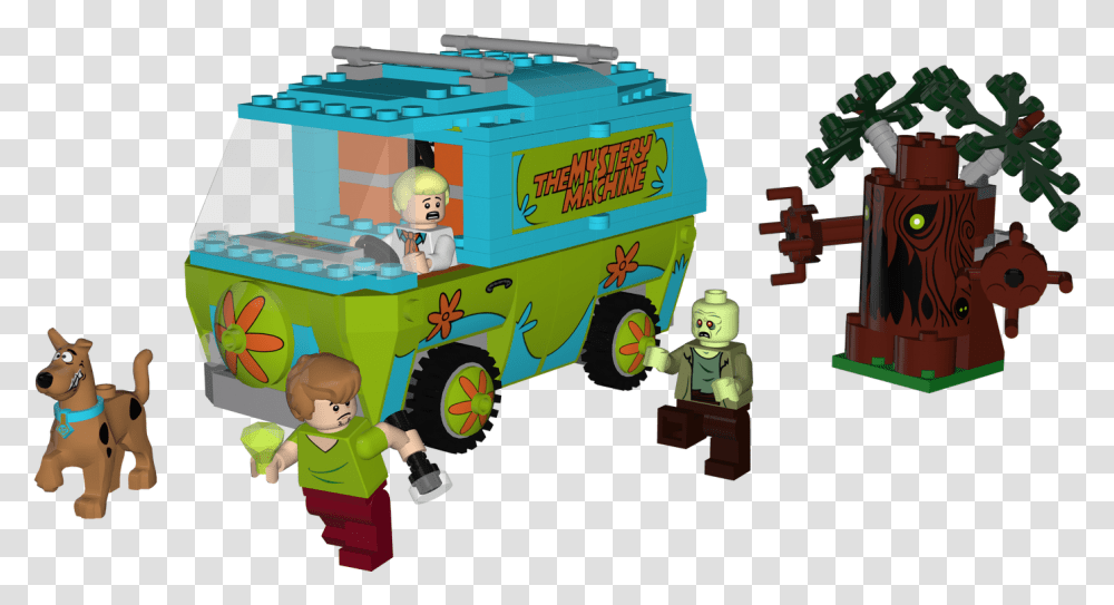 Spookyforest Lego, Toy, Person, Transportation, Vehicle Transparent Png