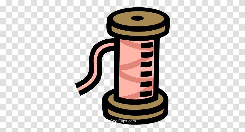 Spool Of Thread String Royalty Free Vector Clip Art Illustration, Machine, Weapon, Gas Pump, Bomb Transparent Png