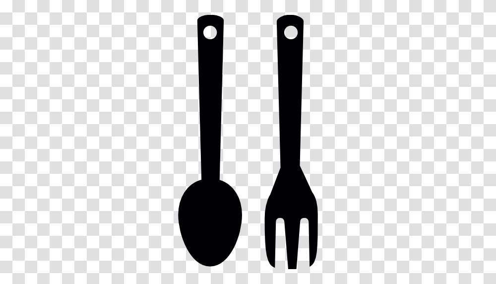 Spoon And Fork Upside Down, Cutlery, Shovel, Tool Transparent Png