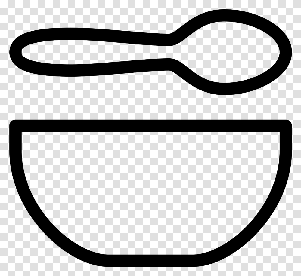 Spoon Icon Bowl And Spoon Icon, Gray, World Of Warcraft Transparent Png