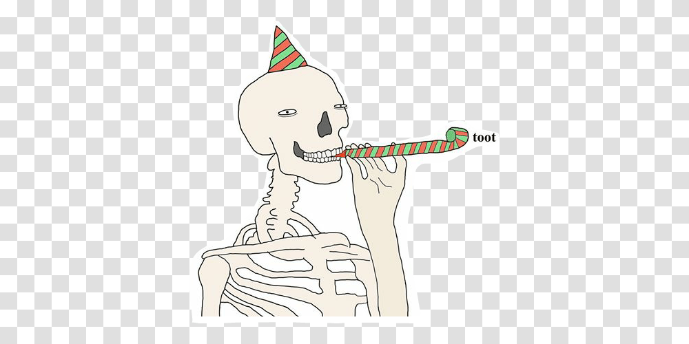 Spoopy Spooky Halloween Skeleton Toot Celebrate All Hallows Eve Meme, Leisure Activities, Flute, Musical Instrument Transparent Png