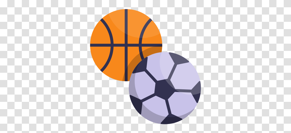 Sport Basketball Football Balls Soccer Free Icon Of Basketball Football Icon, Soccer Ball, Team Sport, Sports, Sphere Transparent Png