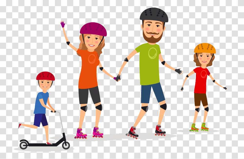 Sport Family Clip Art Family Playing Sports Cartoon, Person, Human, Apparel Transparent Png