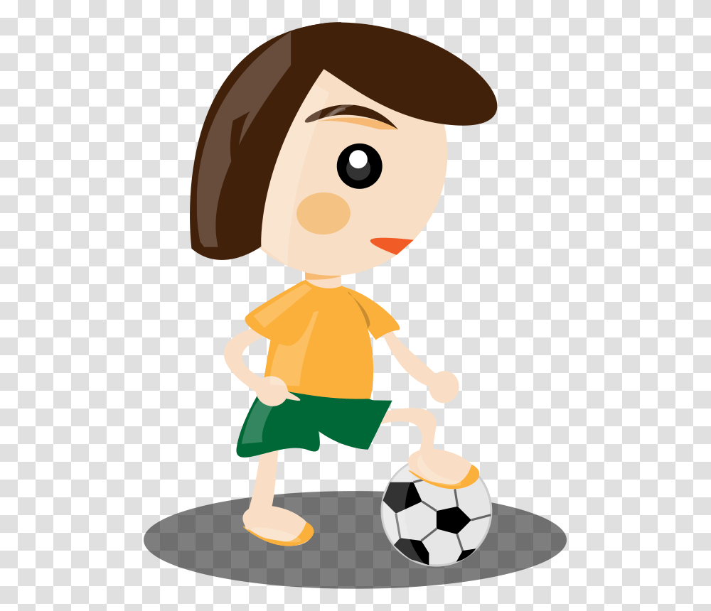 Sport Girl, Soccer Ball, Football, Team Sport, Person Transparent Png