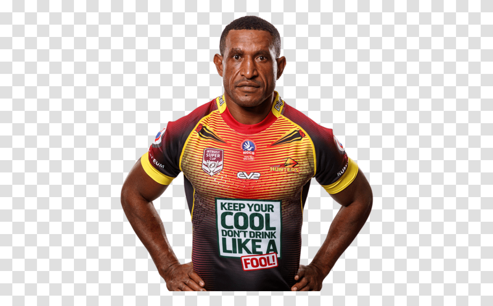 Sport Hunters Sack Two Players For Drunkenness Rnz News Papua New Guinea Hunters, Person, Human, T-Shirt, Clothing Transparent Png