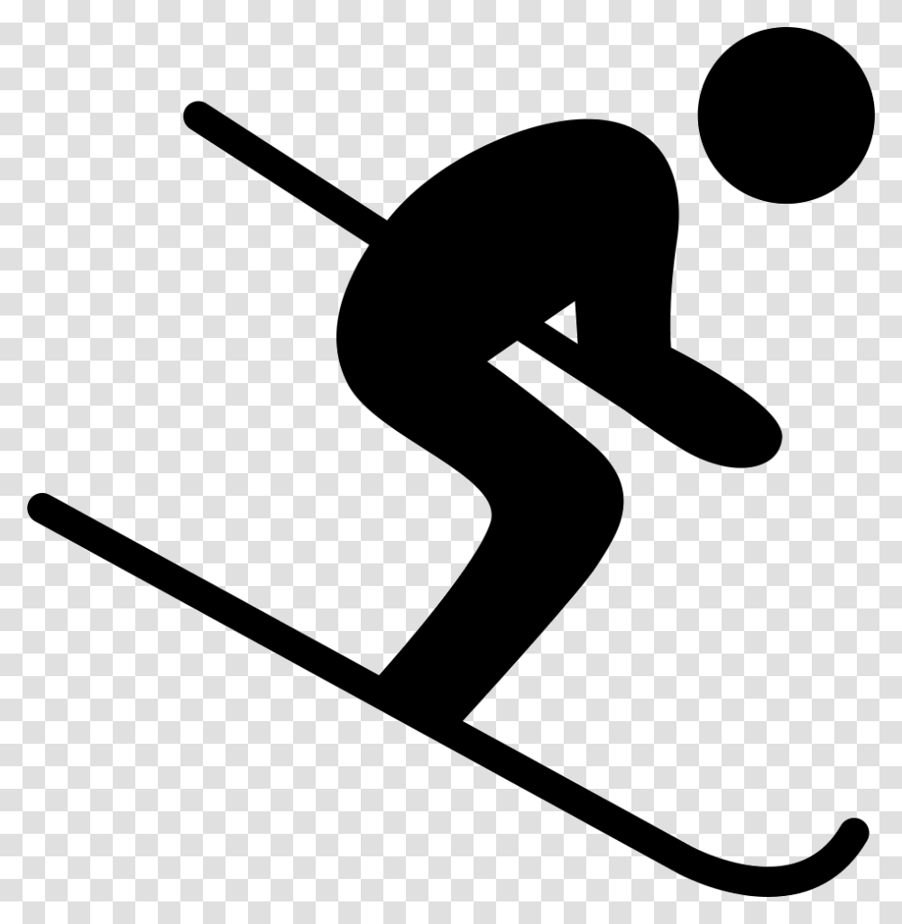 Sport Icon Skiing Icon, Stencil, Hammer, Tool, Silhouette Transparent Png