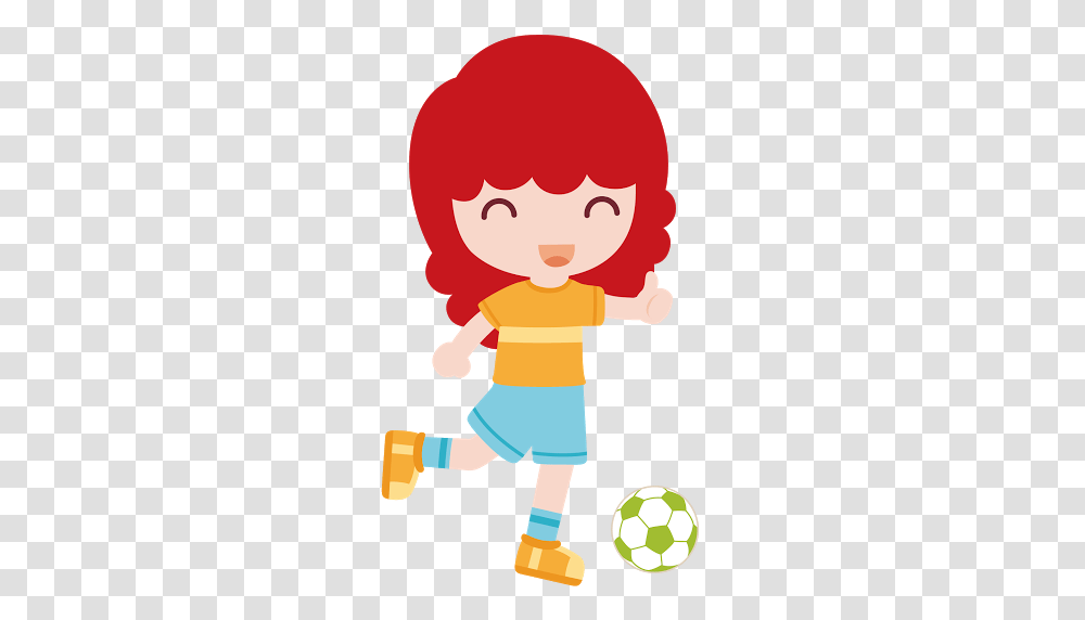 Sport Theme Clip Art, Person, Soccer Ball, People, Hair Transparent Png