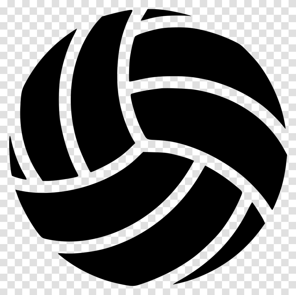 Sport Volleyball Beach Ball Play Icon Free Download, Stencil, Knot Transparent Png