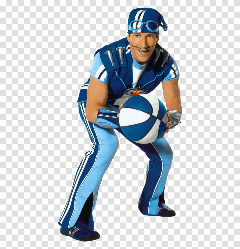 Sportacus Catching A Ball Lazy Town Sportacus Cute, American Football, Team Sport, Person Transparent Png