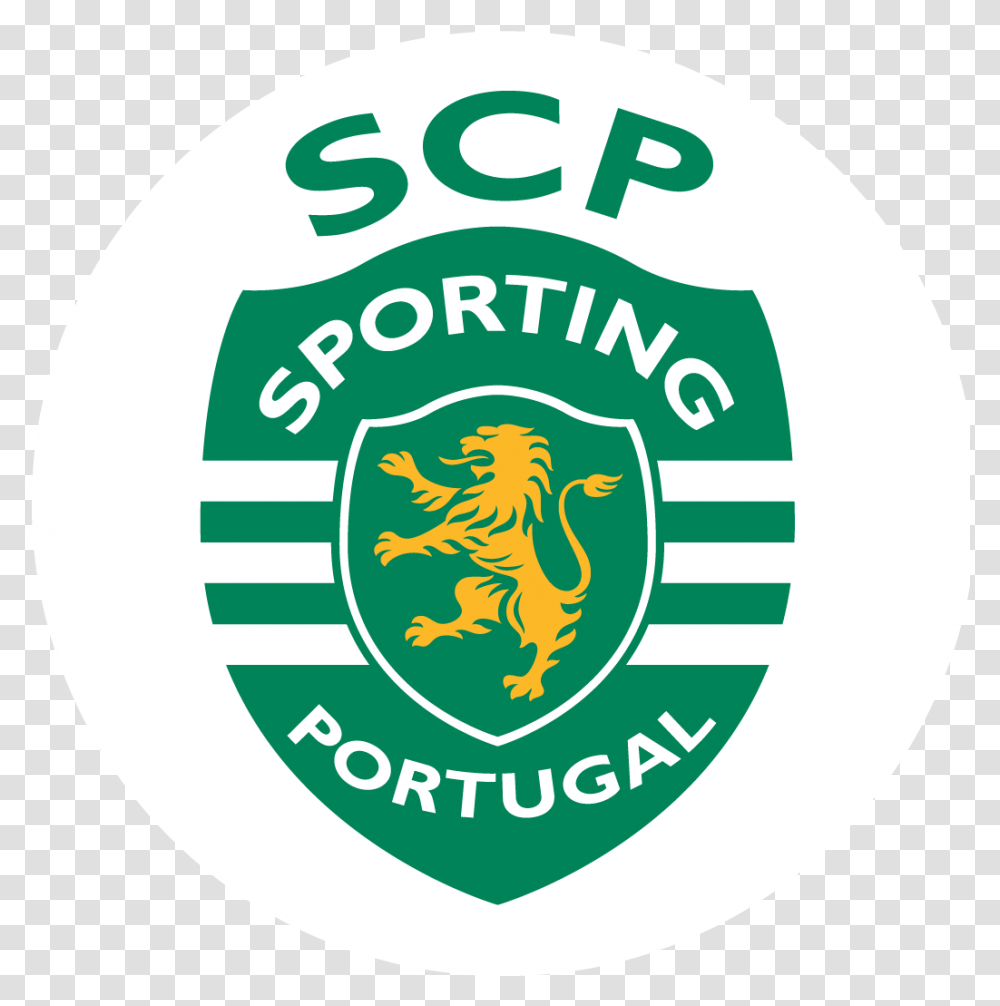 Sporting Lisbon Fc Logo, Trademark, Badge Transparent Png