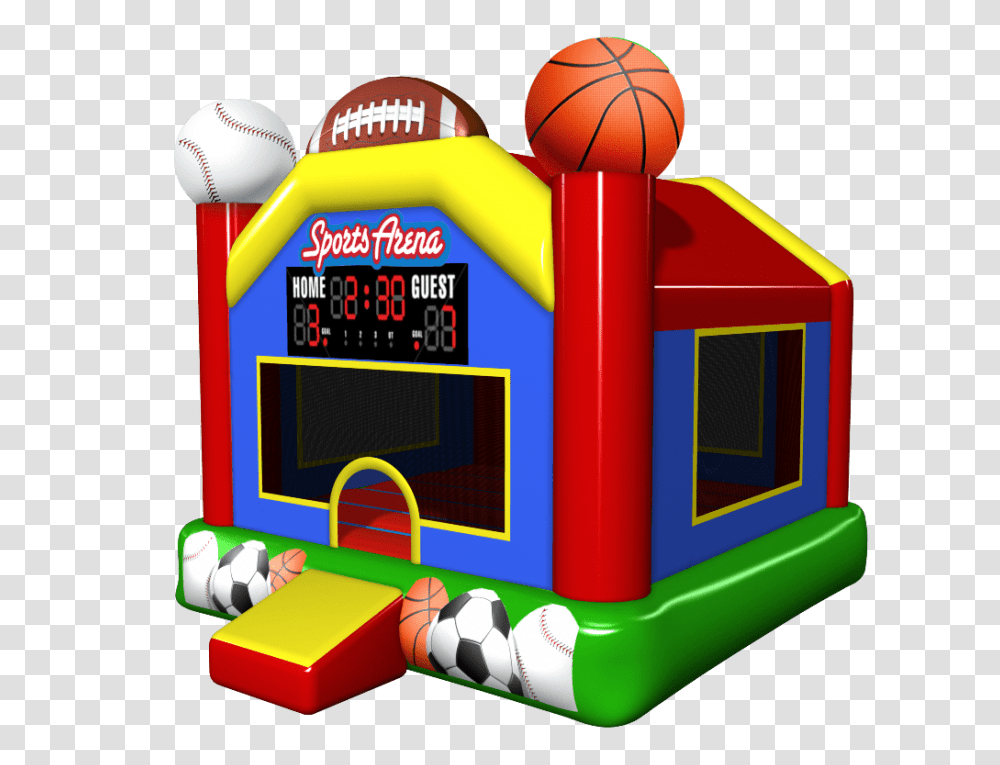 Sports Arena Bounce House, Sphere, Toy, Scoreboard, Arcade Game Machine Transparent Png