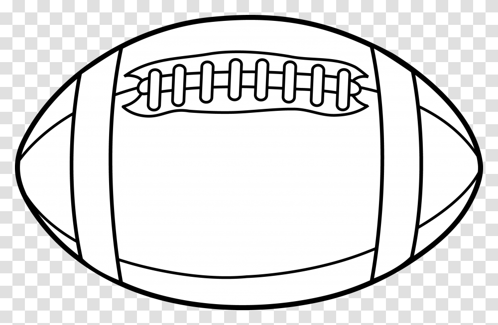Sports Balls Clipart Black And White Panda Free Clipart Balon De Futbol Americano Para Colorear, Rugby Ball, Word Transparent Png