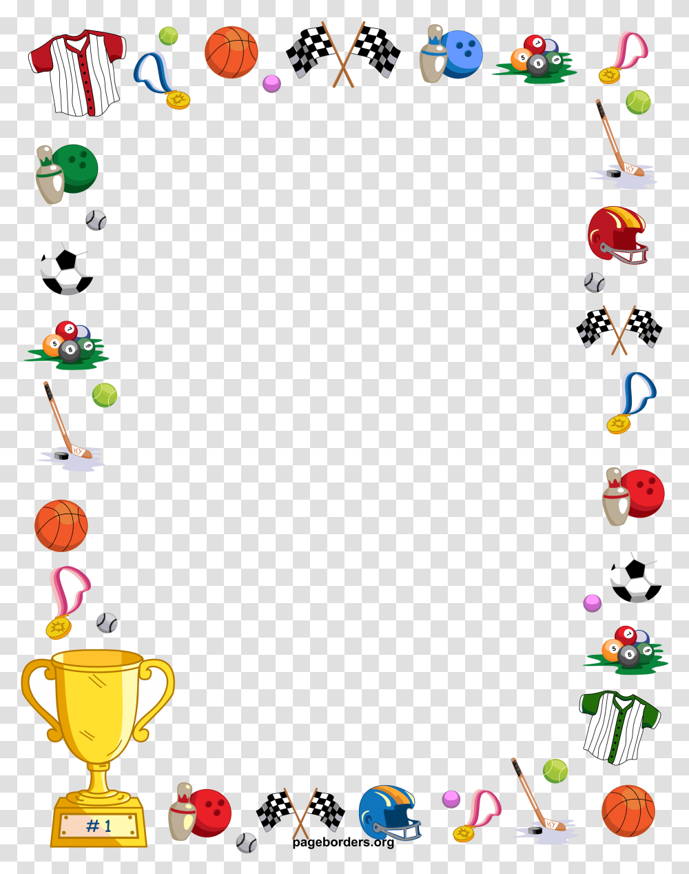 Sports Border Sports Clipart Border, Super Mario, Angry Birds Transparent Png